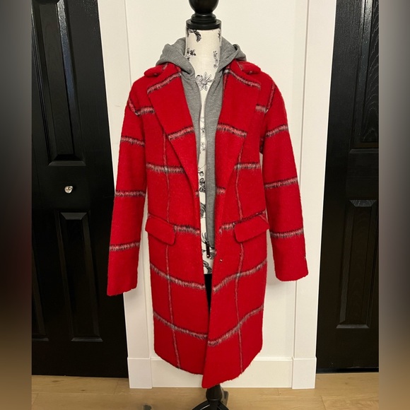 NWOT Tommy Hilfiger Pea Coat with hood - Picture 2 of 4
